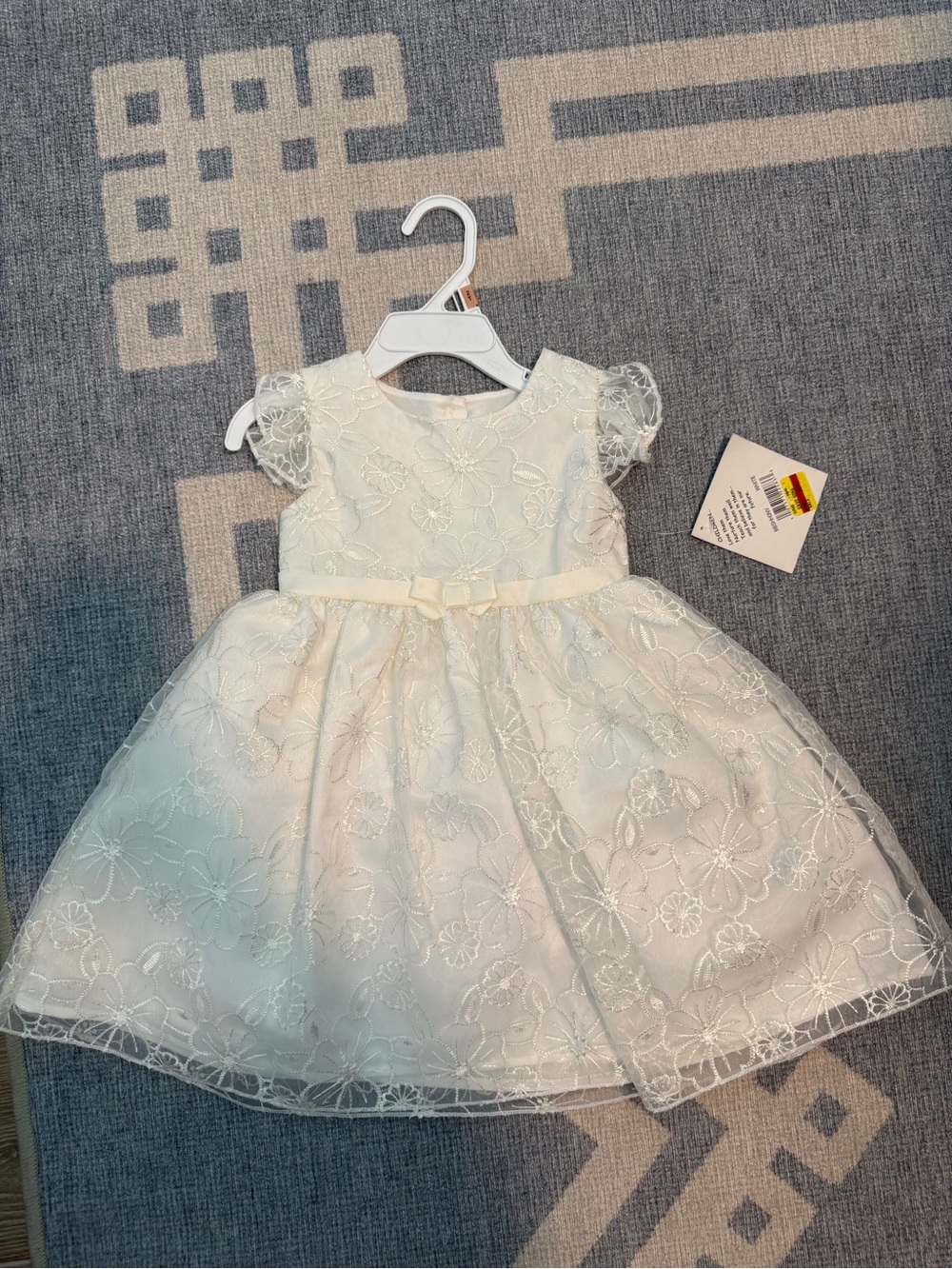 Classic Ivory Lace Party Dress for Girls